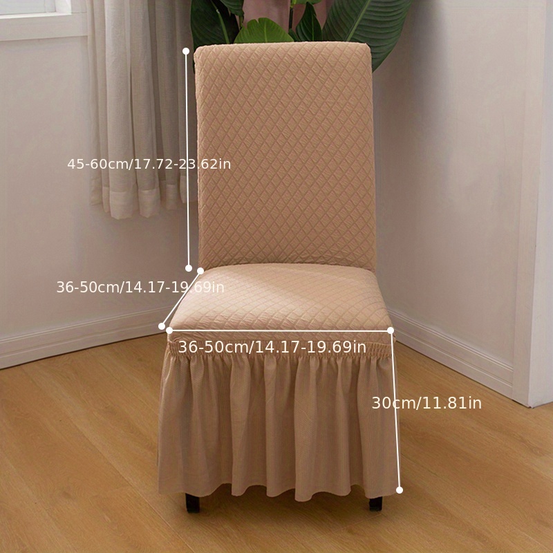 Floor length discount dining chair covers