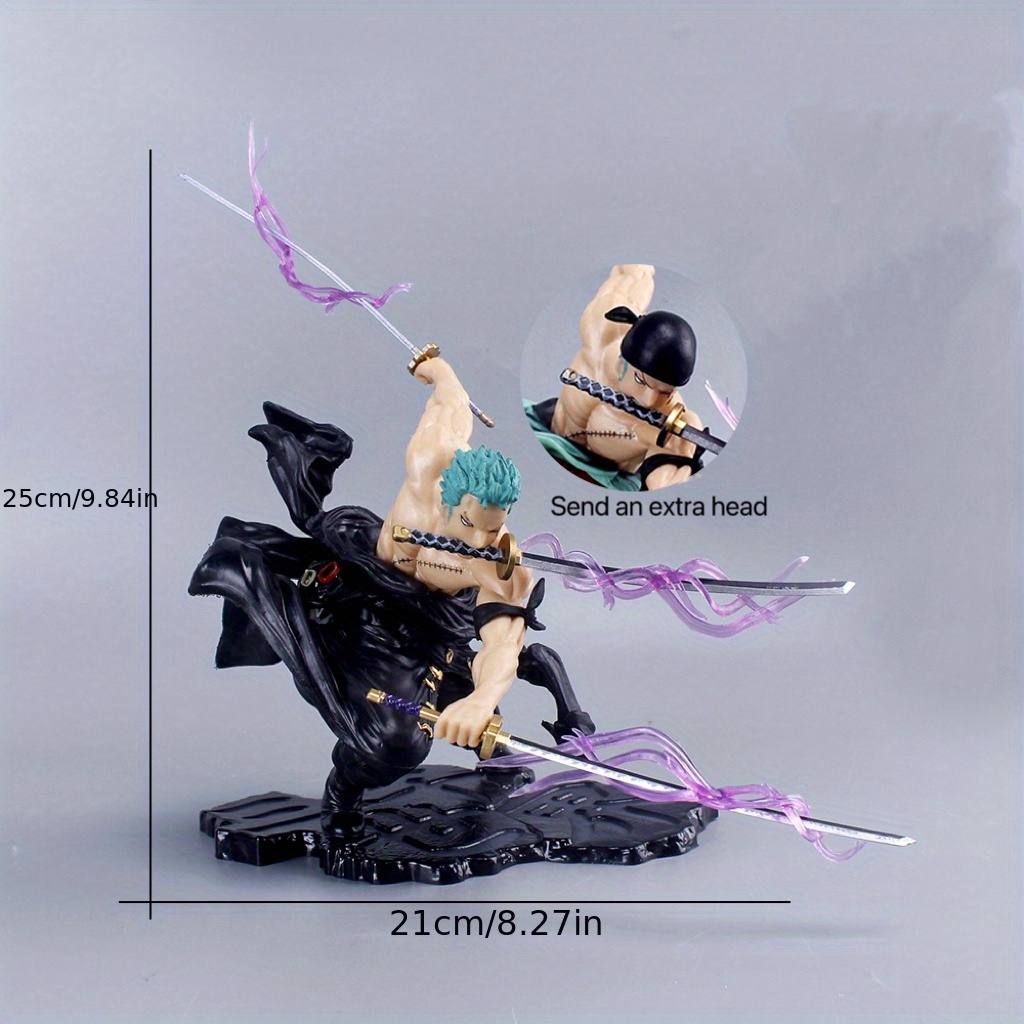 One Piece Action Figures - 21cm Roronoa Zoro Swords Man Action Figure