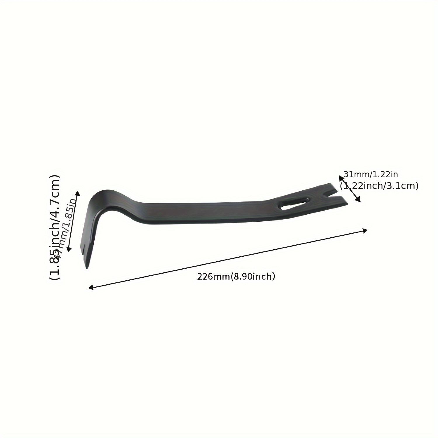 Multifunctional Nail Lifting Device and Pry Bar Tool