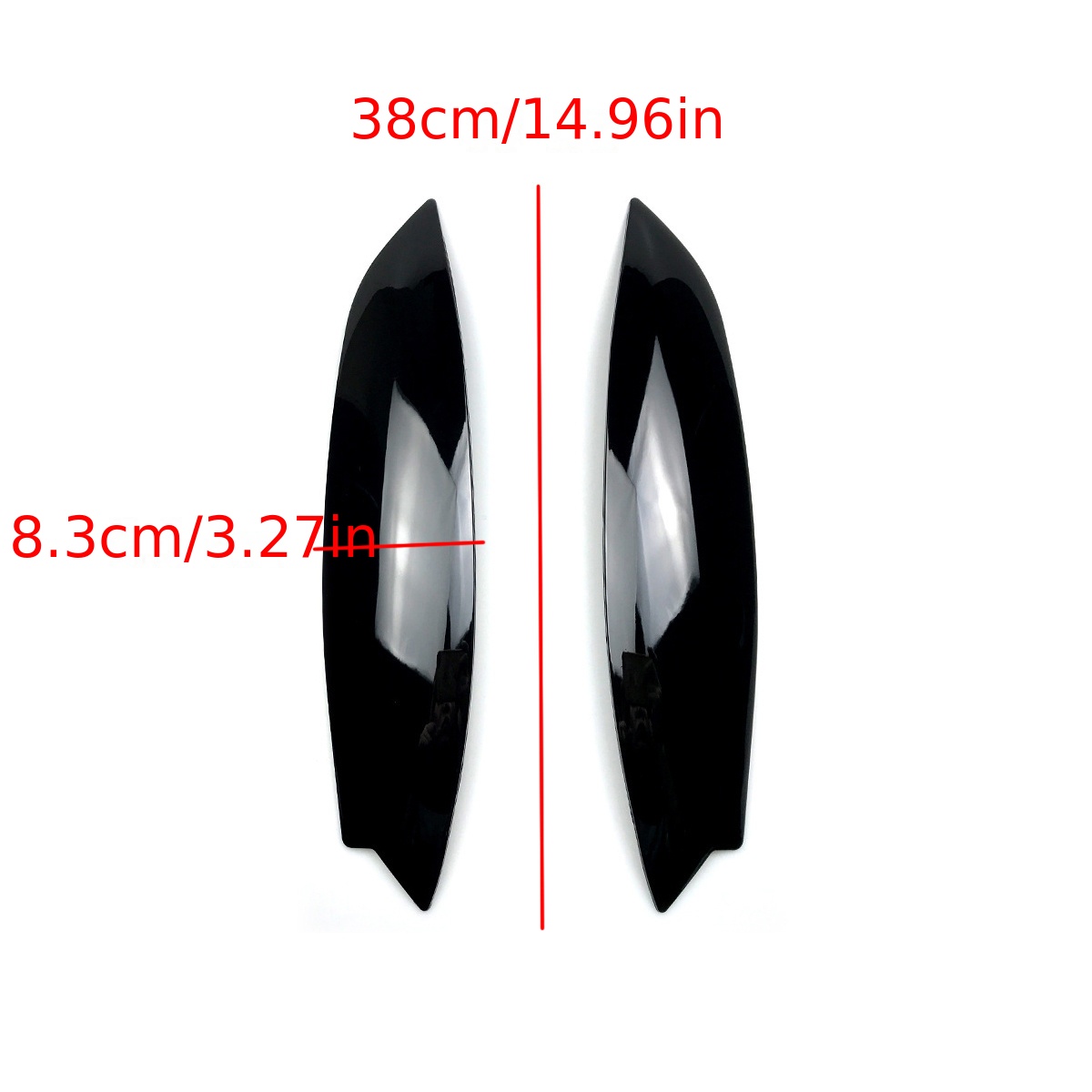 Helle schwarze Scheinwerfer Augenbrauen Augenlider Abdeckung Wimpern  Scheinwerfer Lampe Aufkleber für Golf 5 R32 Mk5