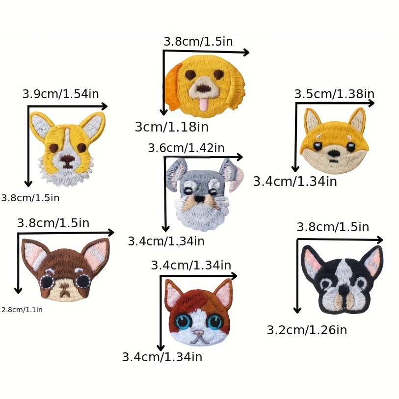 Personalized Animal Iron On Patches Sew On Embroidered - Temu