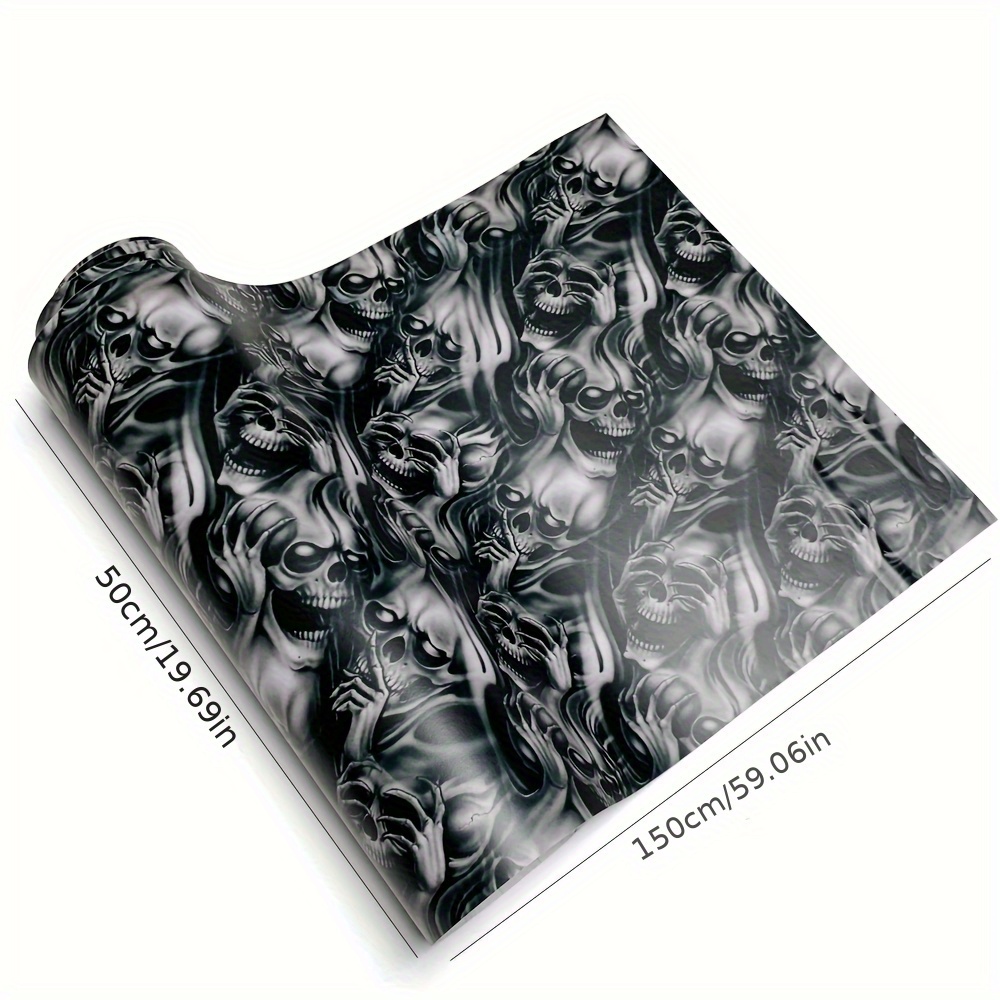 & Motorcycles - 19.69x59.06in, Pvc, - Decal For , & Laptop Customization