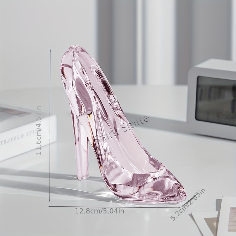 Elegant Acrylic Crystal Shoe Ornament - - Home Decor, Any Room, Ideal Valentine's Gift