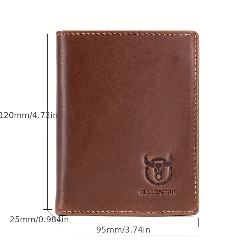 Men's RFID Blocking Leather Trifold Wallet