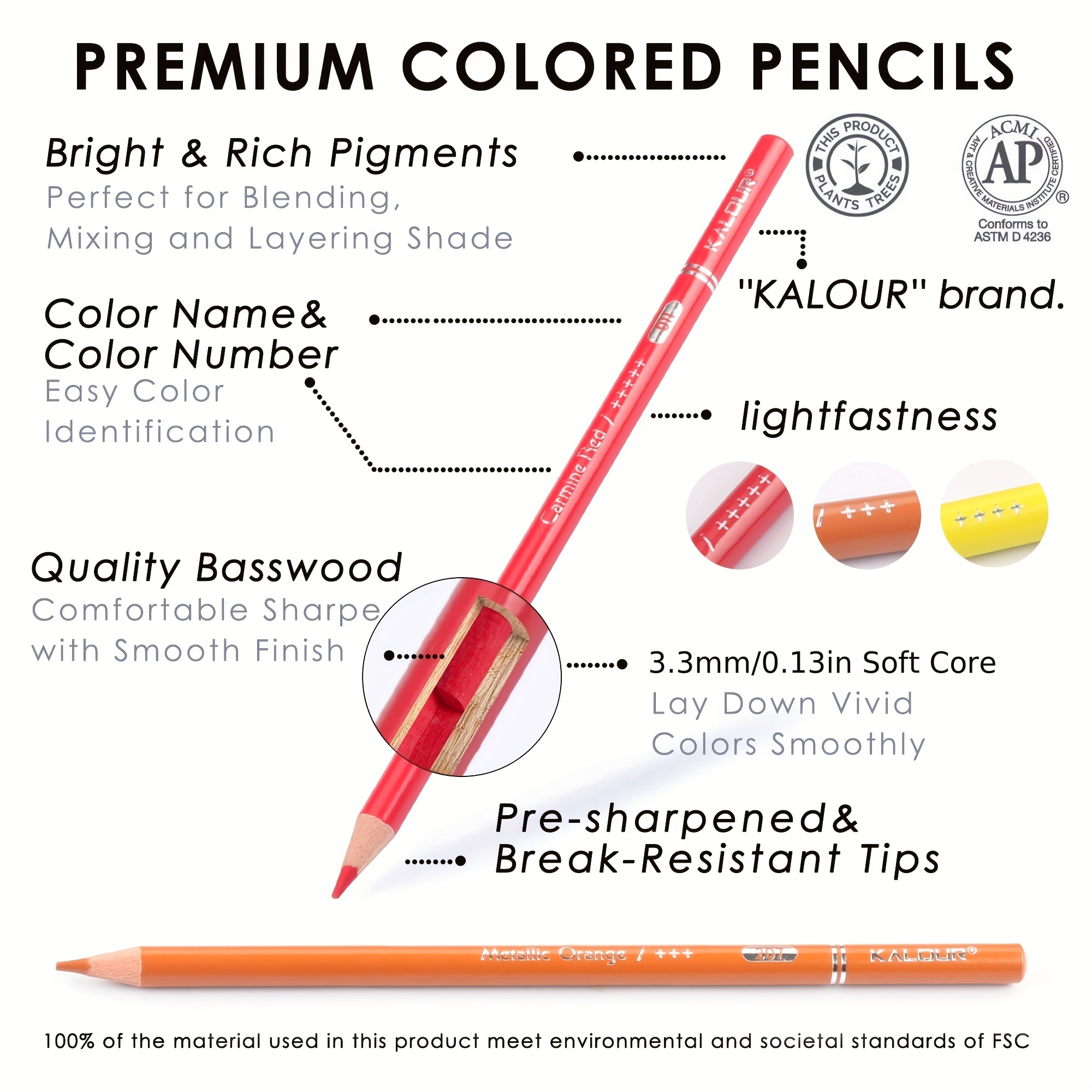 H & B 180 Colored Pencils for Adult Coloring, Drawing Art Supplies Kit for  Artists Adults Kids with Vibrant Colors for Sketching, Shading & Coloring