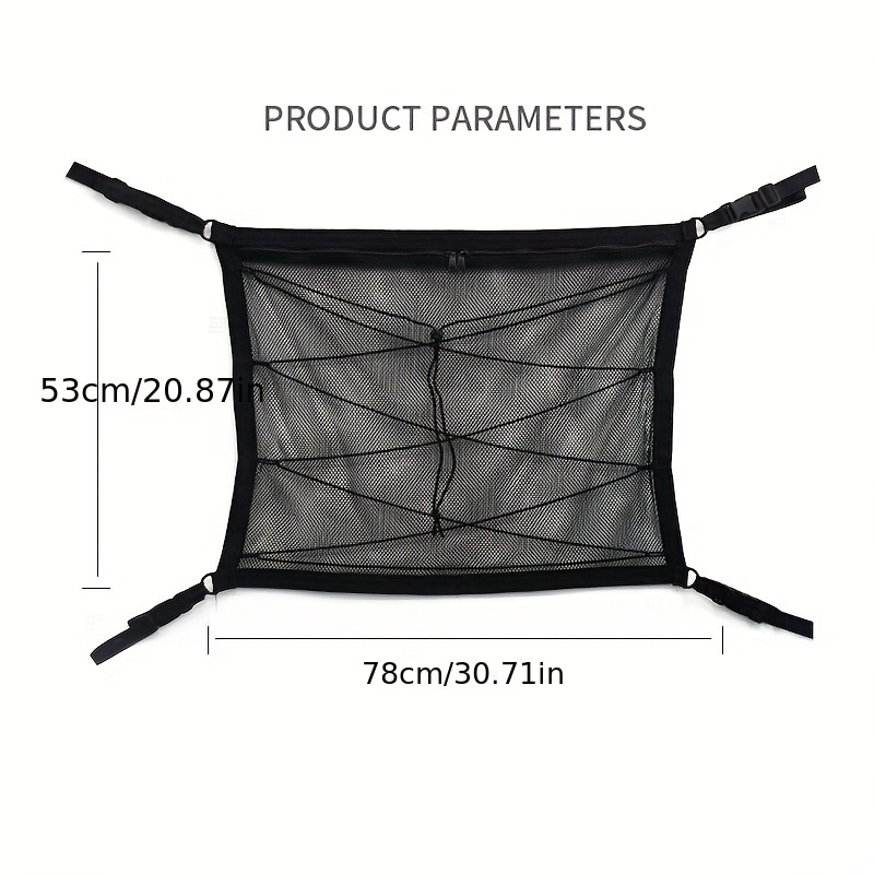 Car Ceiling Cargo Net Pocket Car Roof Storage Organizer Long - Temu Canada