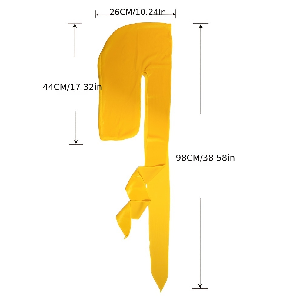 Men Solid Pirate Hat Corduroy Longline Dress Durag