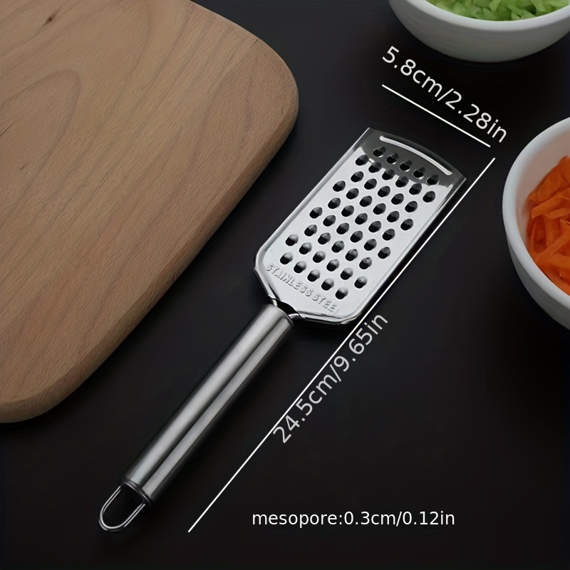 Cheese Grater, 304 Stainless Steel Cheese Graters Shredder Handheld, Kitchen  Grater For Cheese Ginger Vegetables - Temu