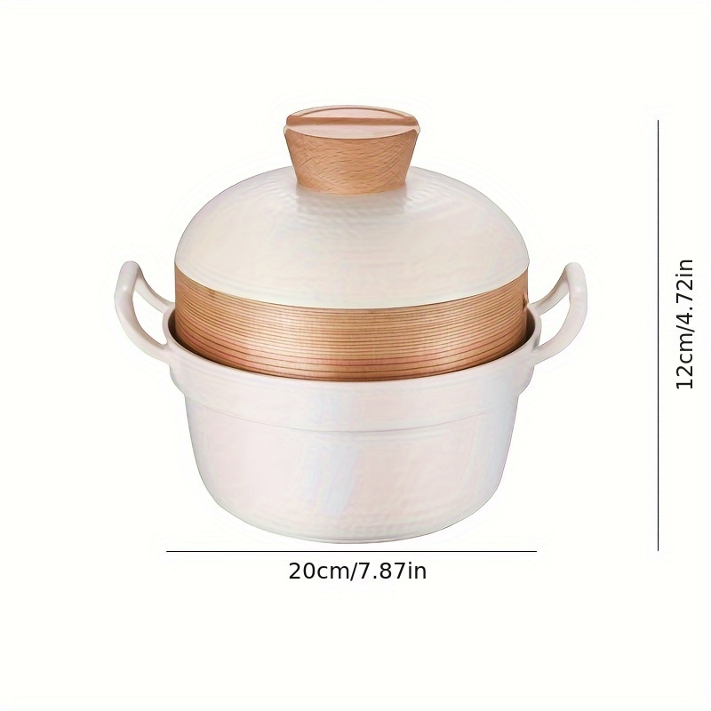 versatile aluminum soup noodle pot non stick induction compatible for home and restaurant use details 5