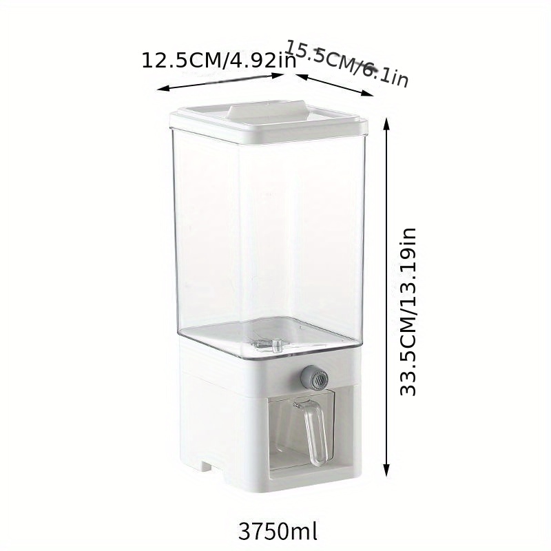 Coffee Bean Storage Container With Lid Grains Classification Sealed Storage