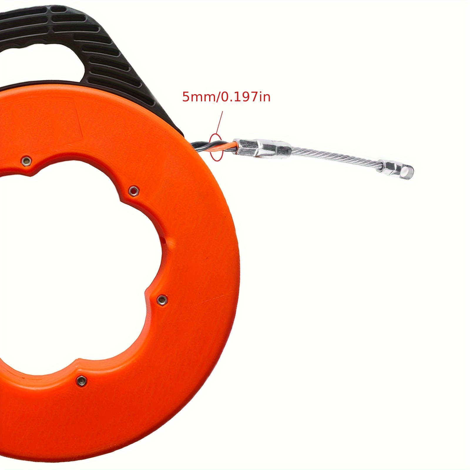 Fiberglass Fish Tape Rod Cable Puller Wiring Reel Conduit - Temu