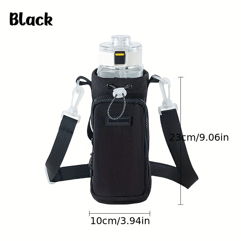 TEMU 1pc Pocket Water Cup Cover Outdoor Casual Portable Water Bottle Bag Crossbody Water Bottle Bag Travel Water Cup Protective Cover