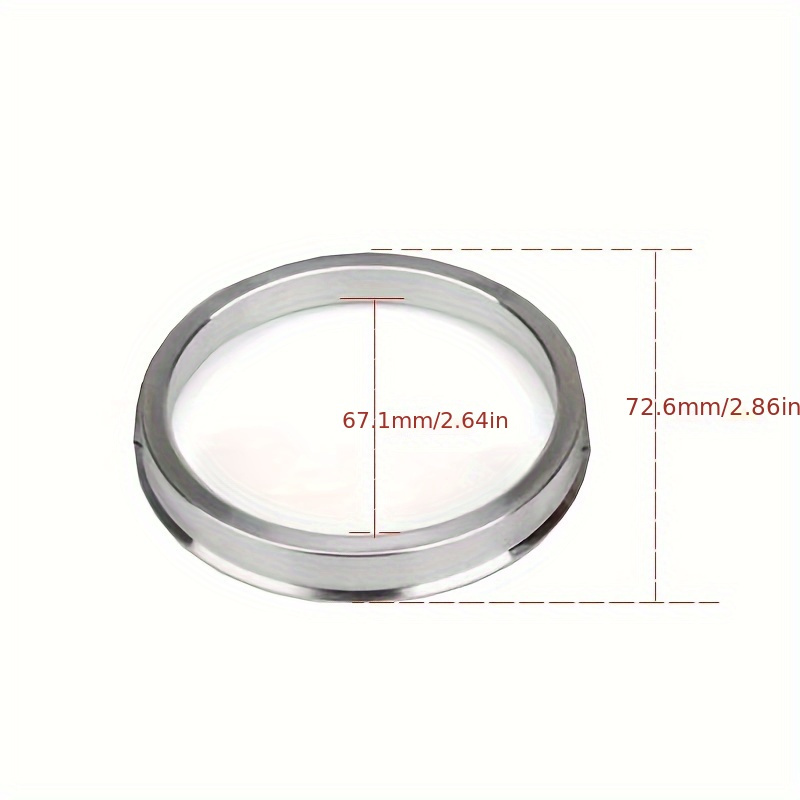 Central Hub Rings Hub Centric Rings 72.6mm To 70.1mm - Aluminum