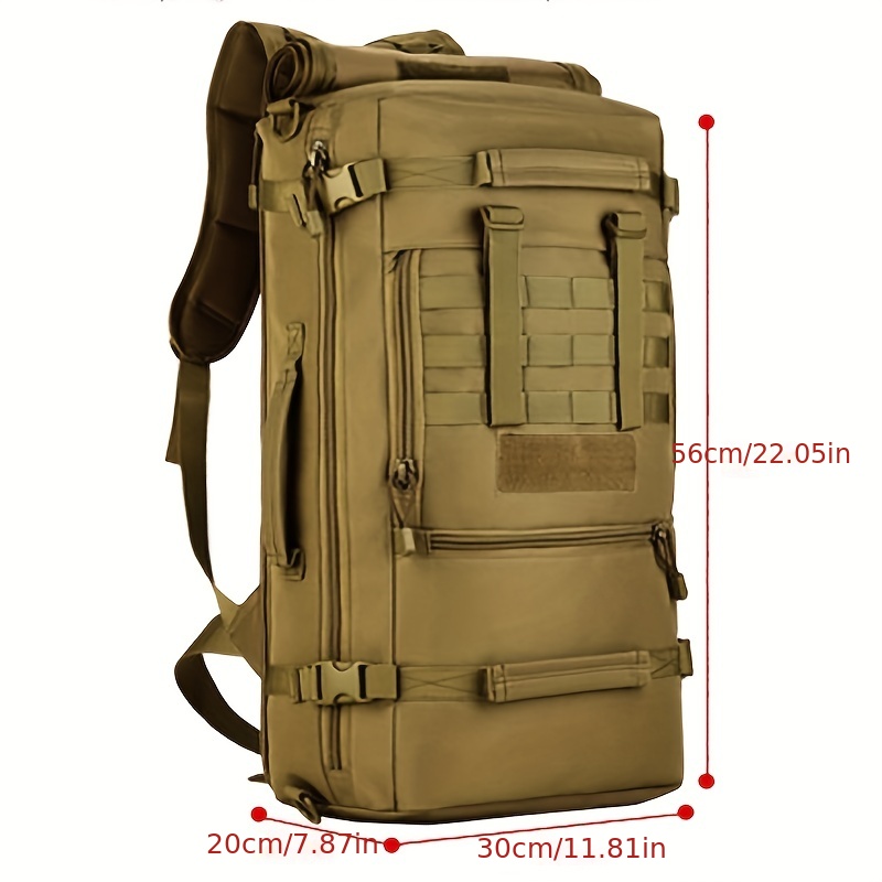 Mochilas Tácticas Impermeables 50L Capacidad Militar Hombre