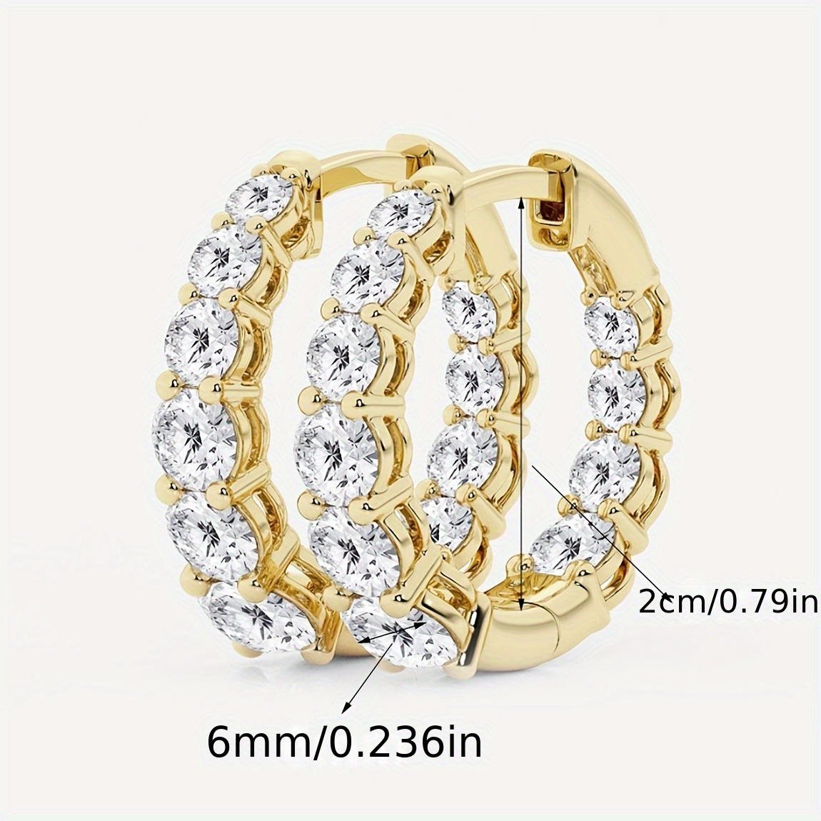 925   moissanite ring earrings earrings for women jewelry for women high quality accessories low allergenicity perfect gifts for wife mother and ladies mothers day wedding anniversaries festival gifts and exquisite gift box Product details 0