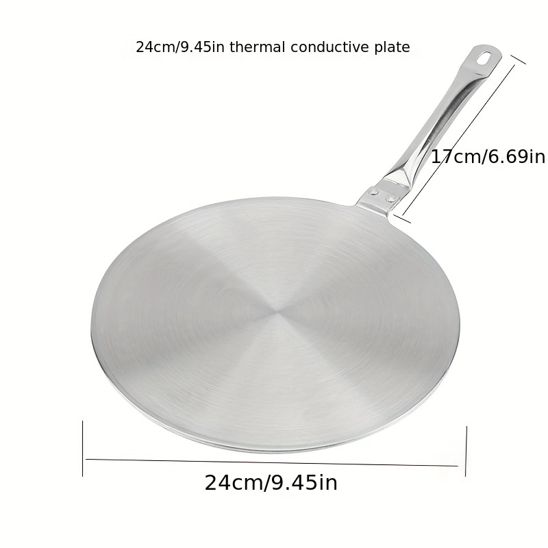 1 Set of Stainless Steel Induction Plate Induction Cooker Adapter Electric  Stove Heat Diffuser 