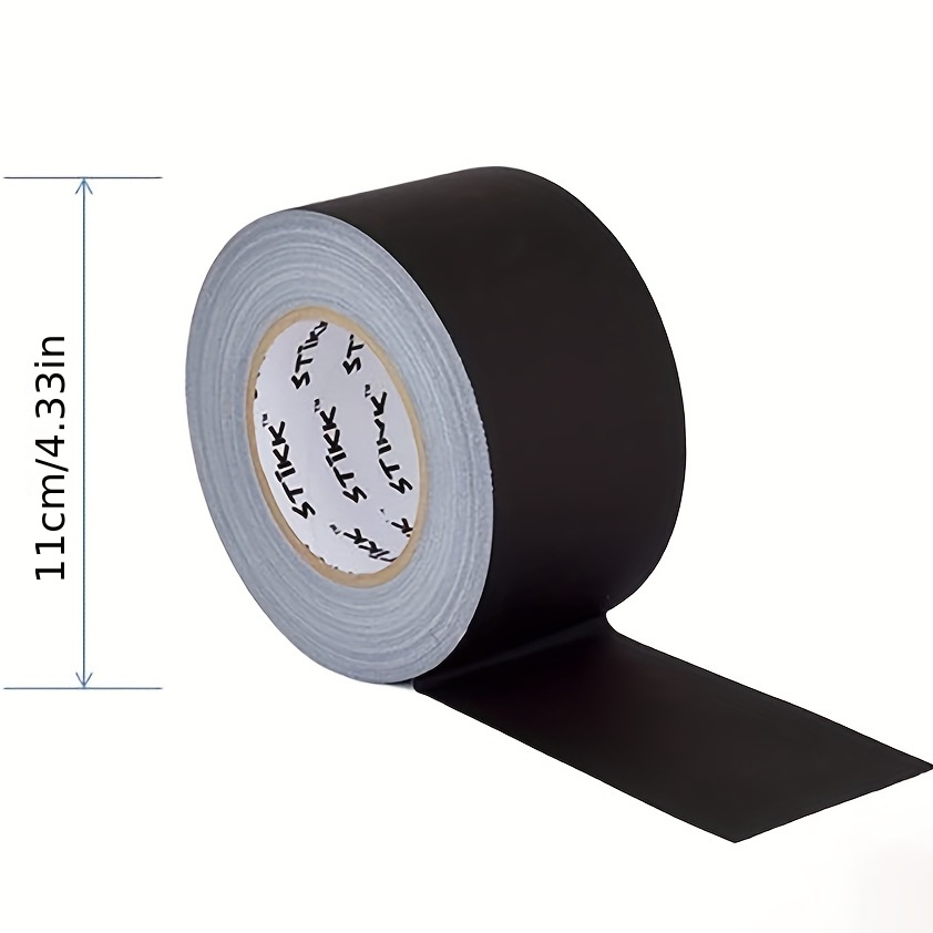 Lockport 4 inch Black Gaffers Tape - 30 Yards Wide Gaff Tape - No Residue Tape - Black Cloth Tape - Easy to Tear for Floor Tape for Electrical Cords