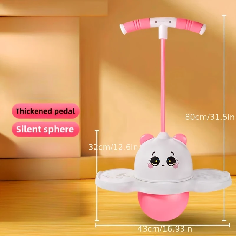 LED Pogo Ball with Balance Board for Kids and Adults