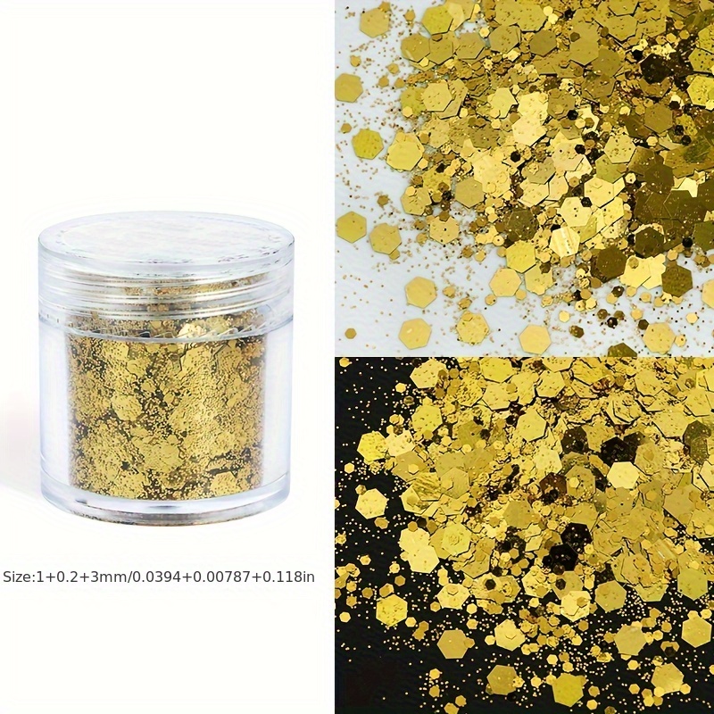 Yellow Glitter Epoxy Color Powder by Pigmently