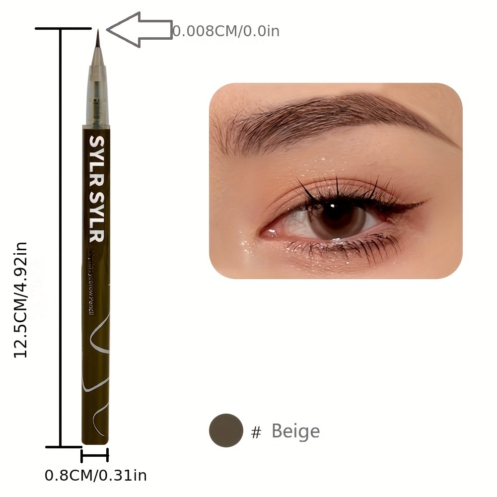 0.01mm Waterproof Eyebrow Pen Ultra Fine Eye Makeup