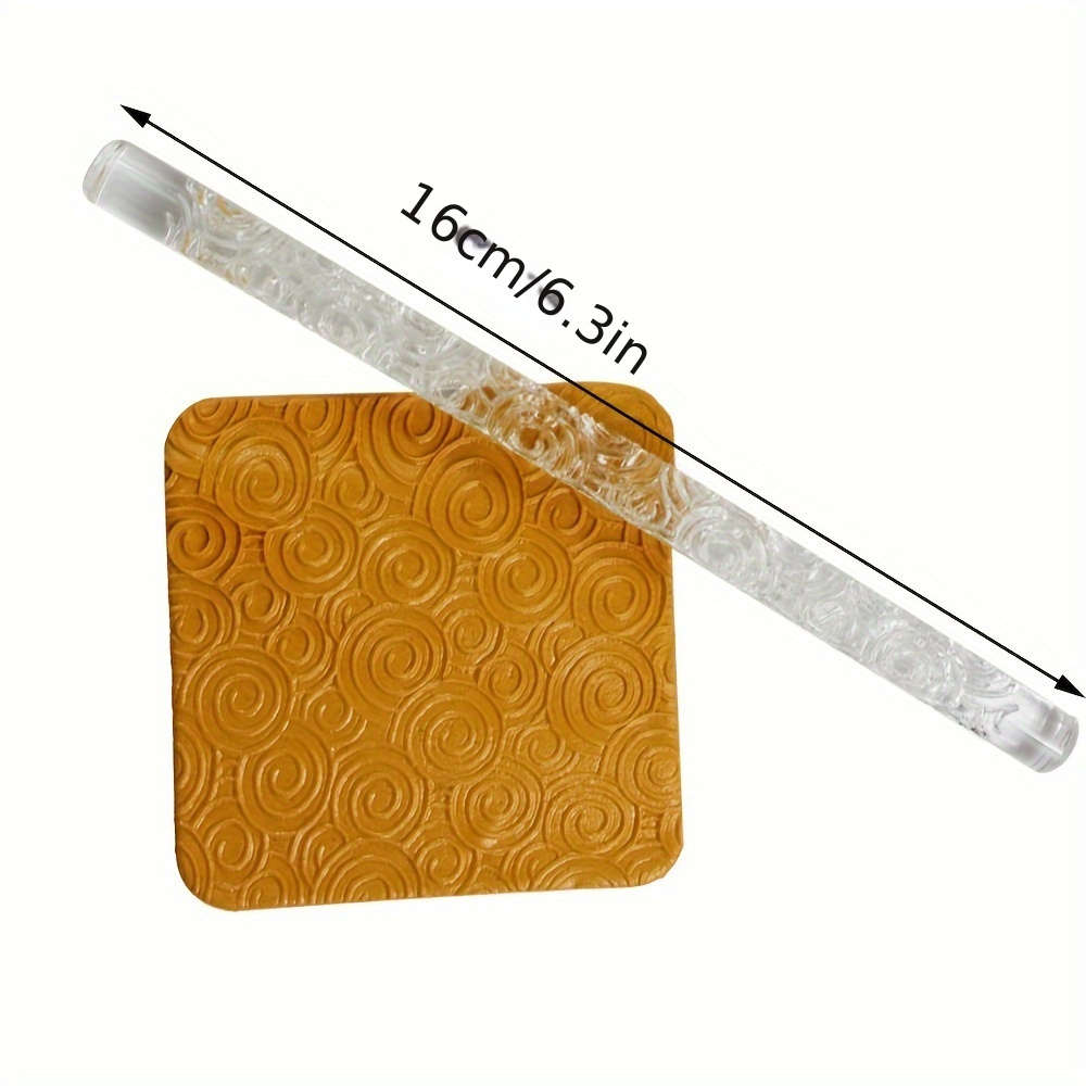 Embossing Rolling Pin Perfect For Pizza Pie - Temu