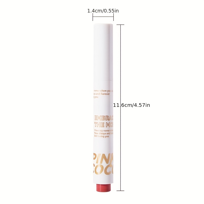 Shimmer Satin Lipstick Moisturizing Lip Balm Berry Red