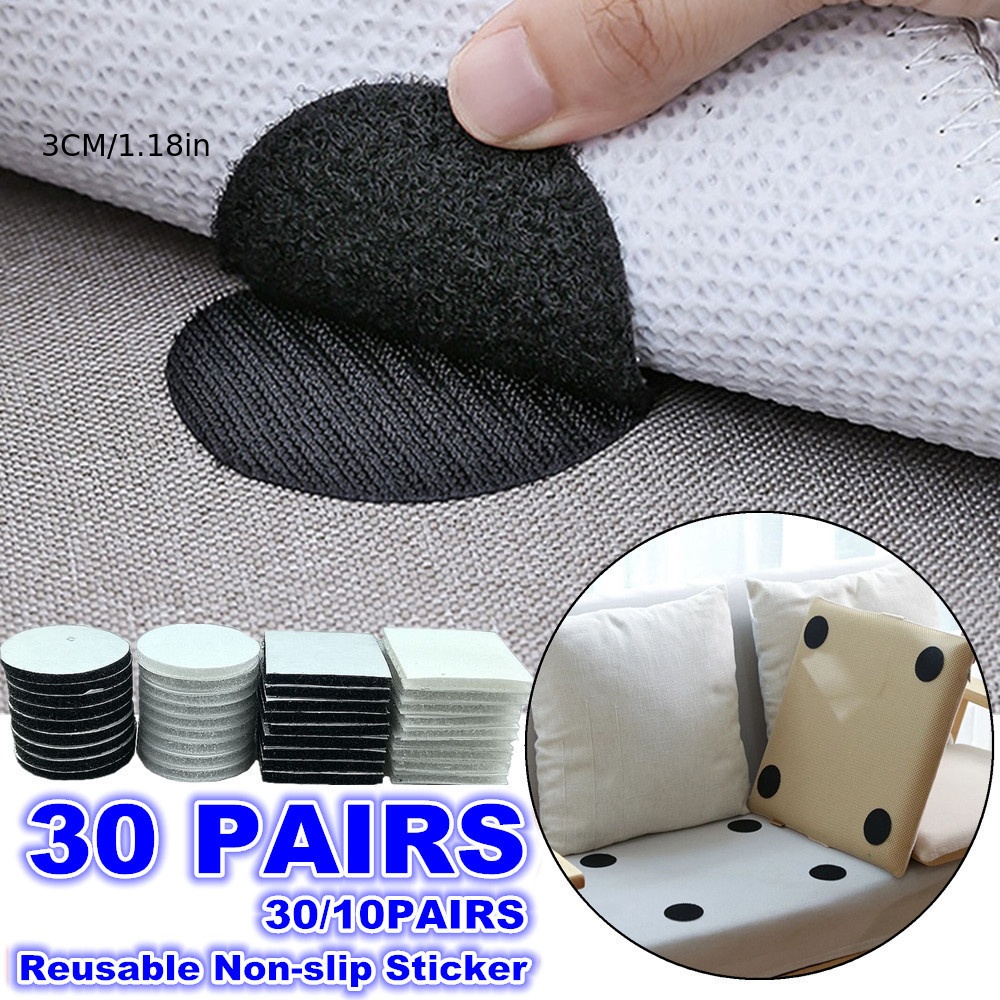 8pcs/set Reusable And Washable Rug Grippers, Anti-slip Rug Pad, Keep Area  Rugs Flat And Securely Attached To Hardwood And Tile