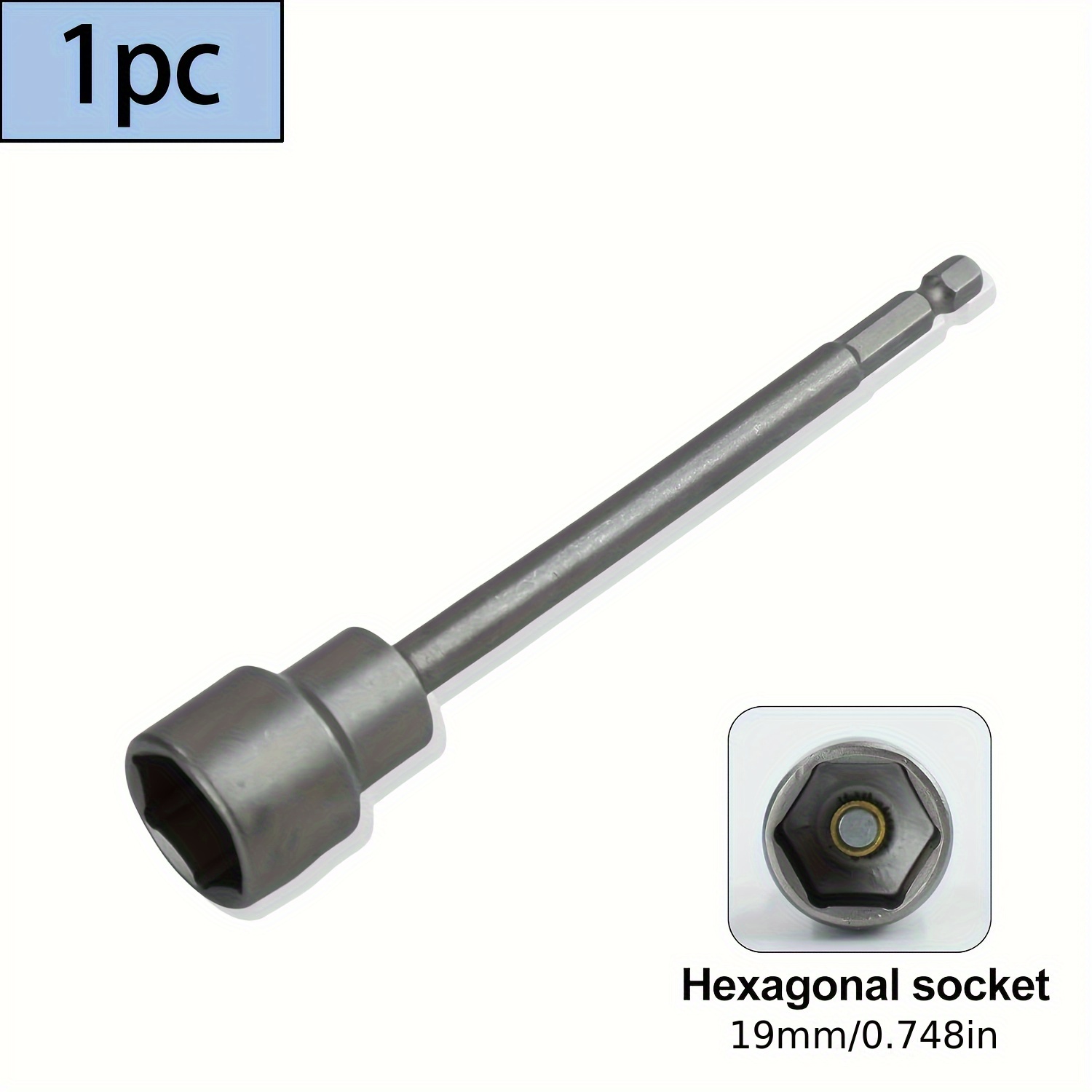 Image of 1/2pcs Corner Drill Adaptor - 15cm/5.9in Leg Winder Drill Attachment, 19mm/0.74in Electric Extension Drill Attachment Adapter, Drill Leg Winder,sleeve Tool