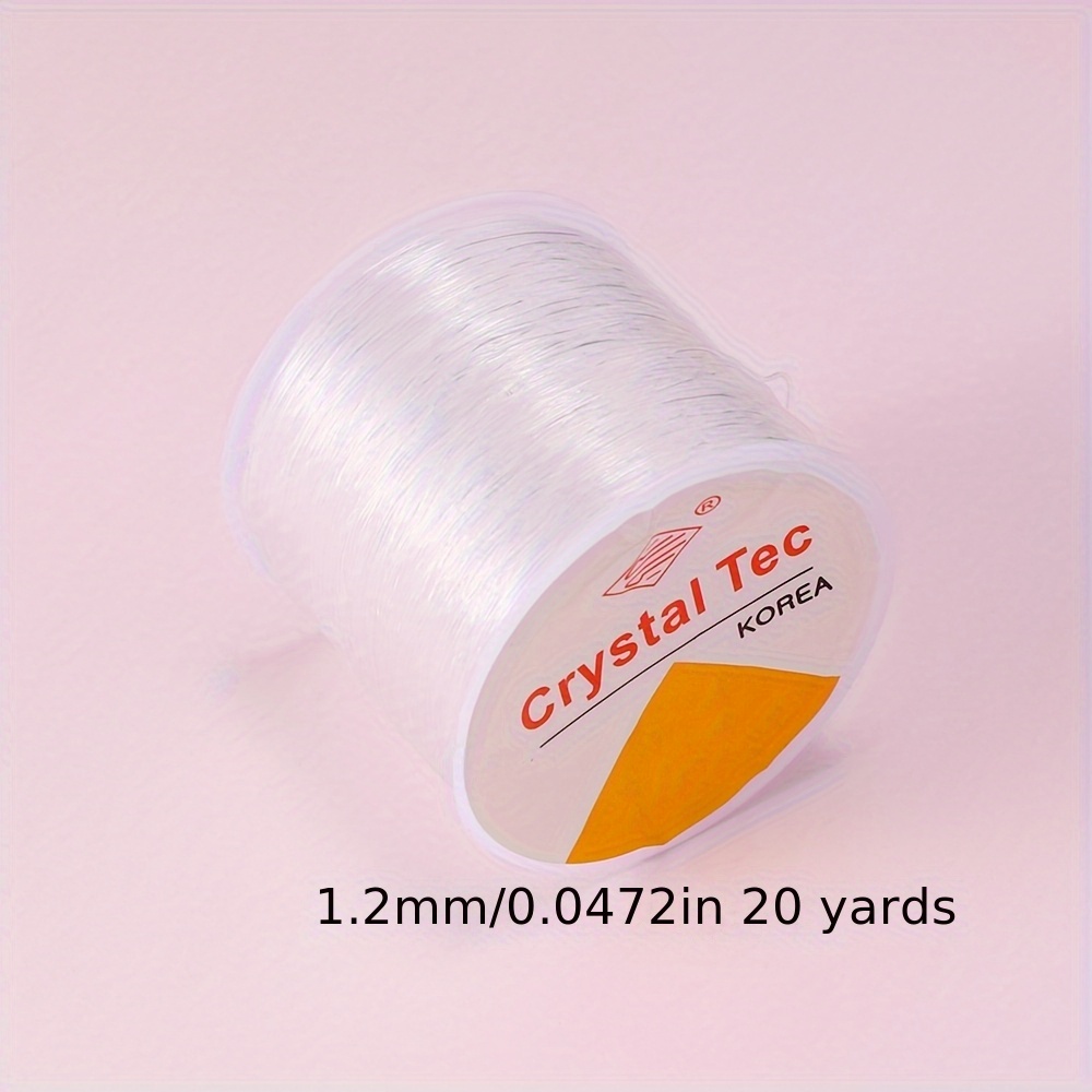 0.4-1.5MM Transparent Round Elastic Cord for Bracelet Necklace