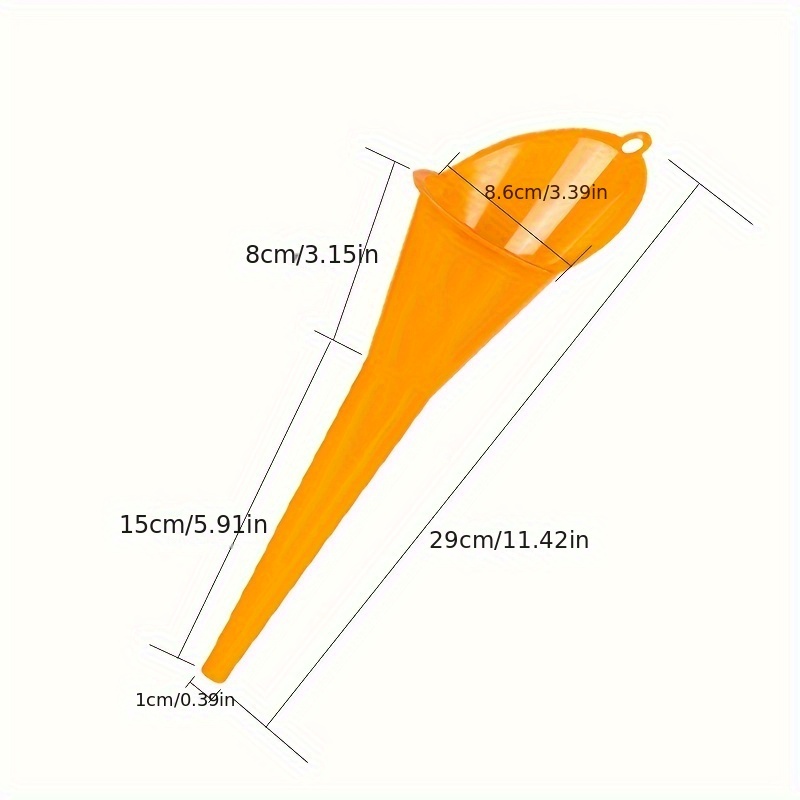 Embudo Vástago Largo Coche Herramientas Llenado Combustible - Temu