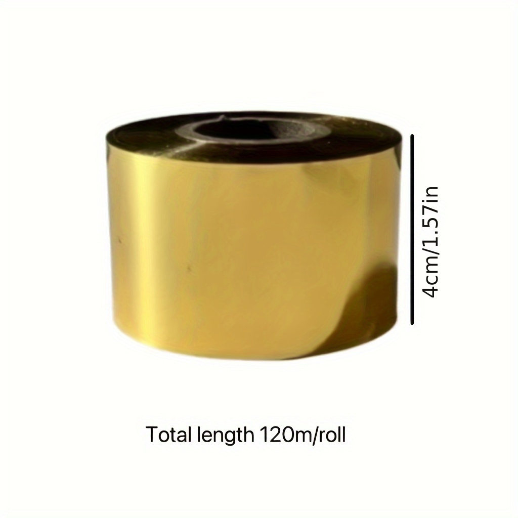 premium golden foil roll for temple 4cm x 120m alloy craft line for home decor and artistic engravings details 5