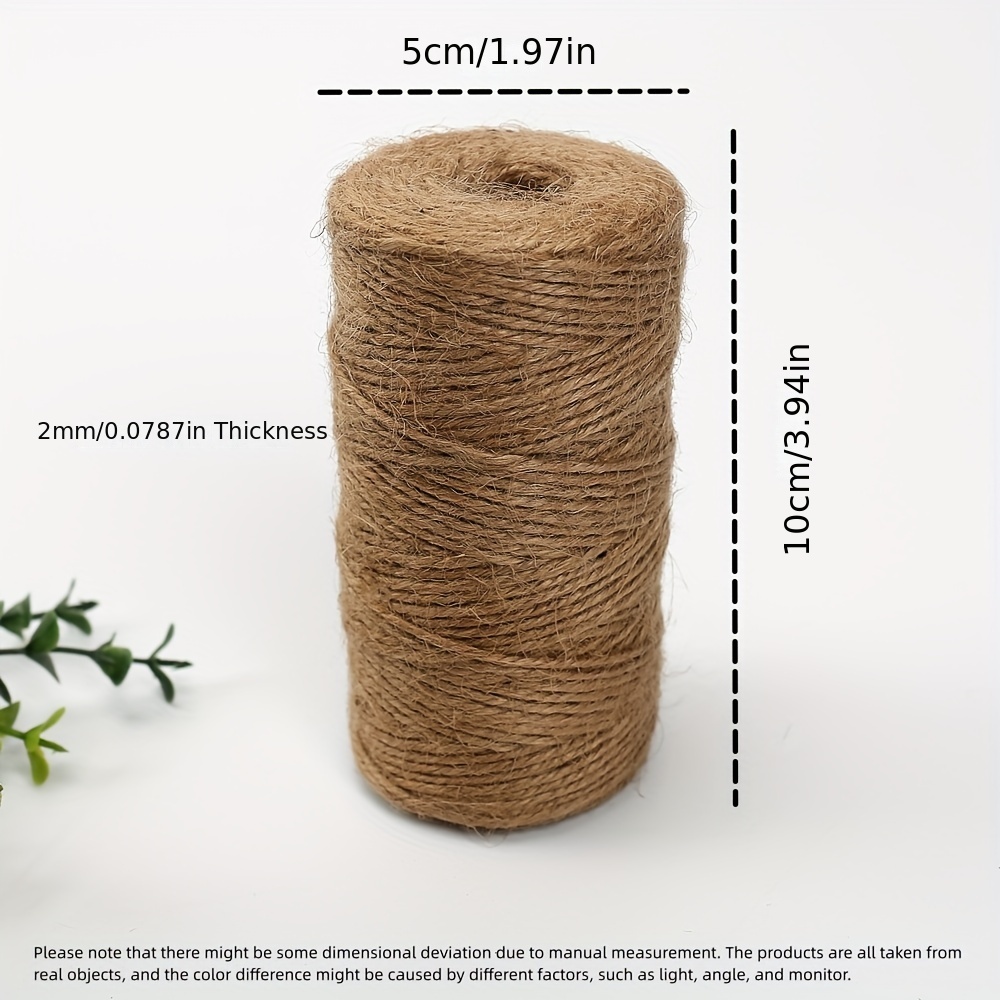 Natural Jute Twine Best Arts Crafts Gift Wrapping Twine - Temu