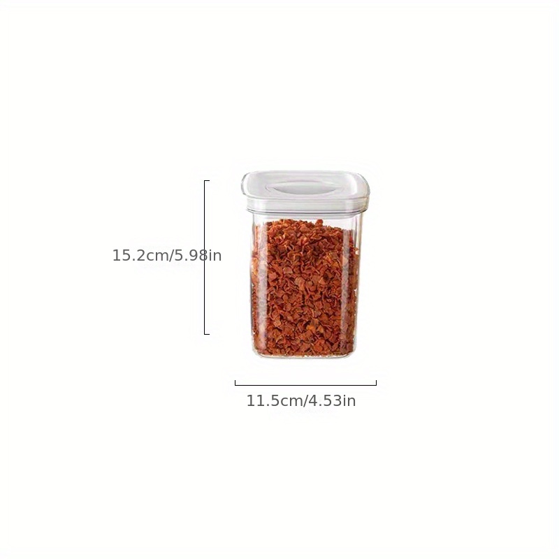 Food Storage Containers With Rotating Lids Candy Jars With - Temu