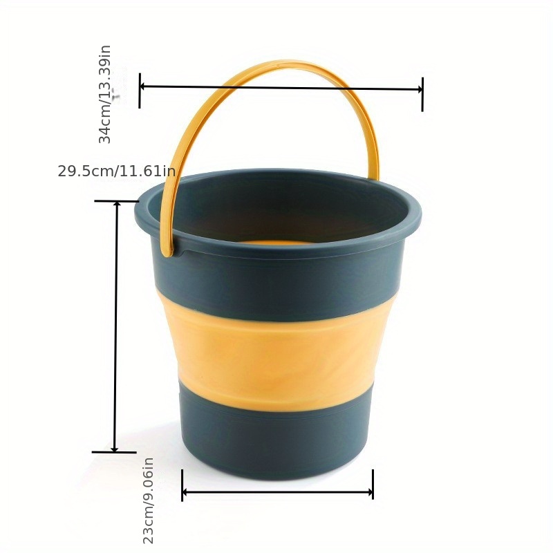 Silicone Beach Foldable Bucket: The Perfect Gift Set For Gardening, Travel,  Fishing, Cleaning, And Camping! - Temu