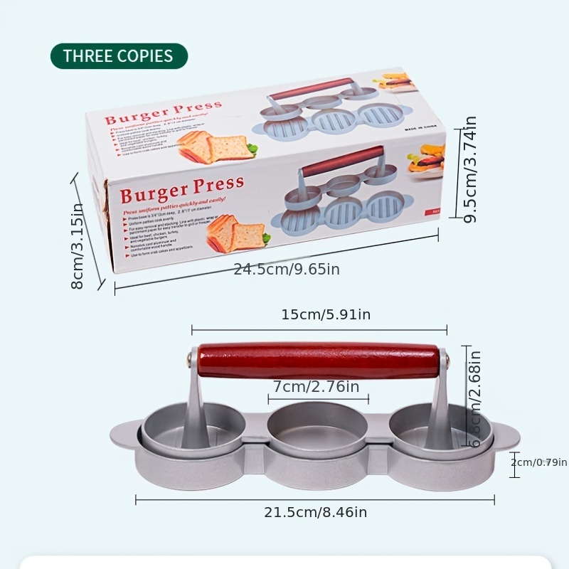 Hamburger Press Hamburger Press Stampo Patty Maker Stampo - Temu Italy
