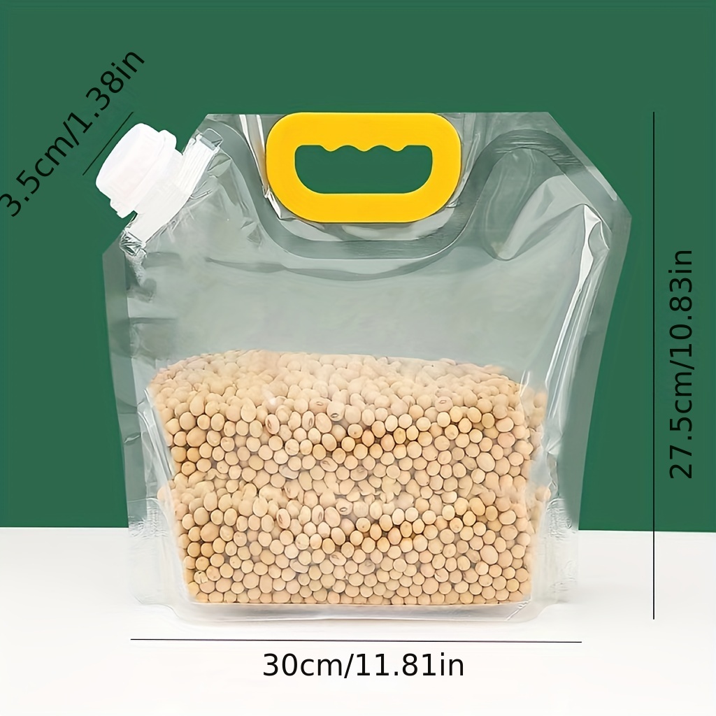 Food Storage Bag With Spout Sealed Moisture proof Hand held - Temu