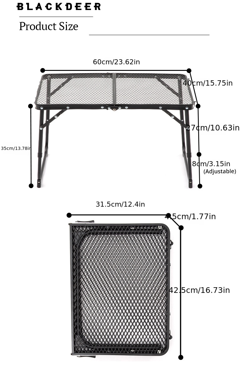 Mesa portátil plegable, dormitorio de estudio, hotel, sala de estar,  jardín, balcón, escritorio, mesa de picnic, mesa de oficina (tamaño :  1006076CM)