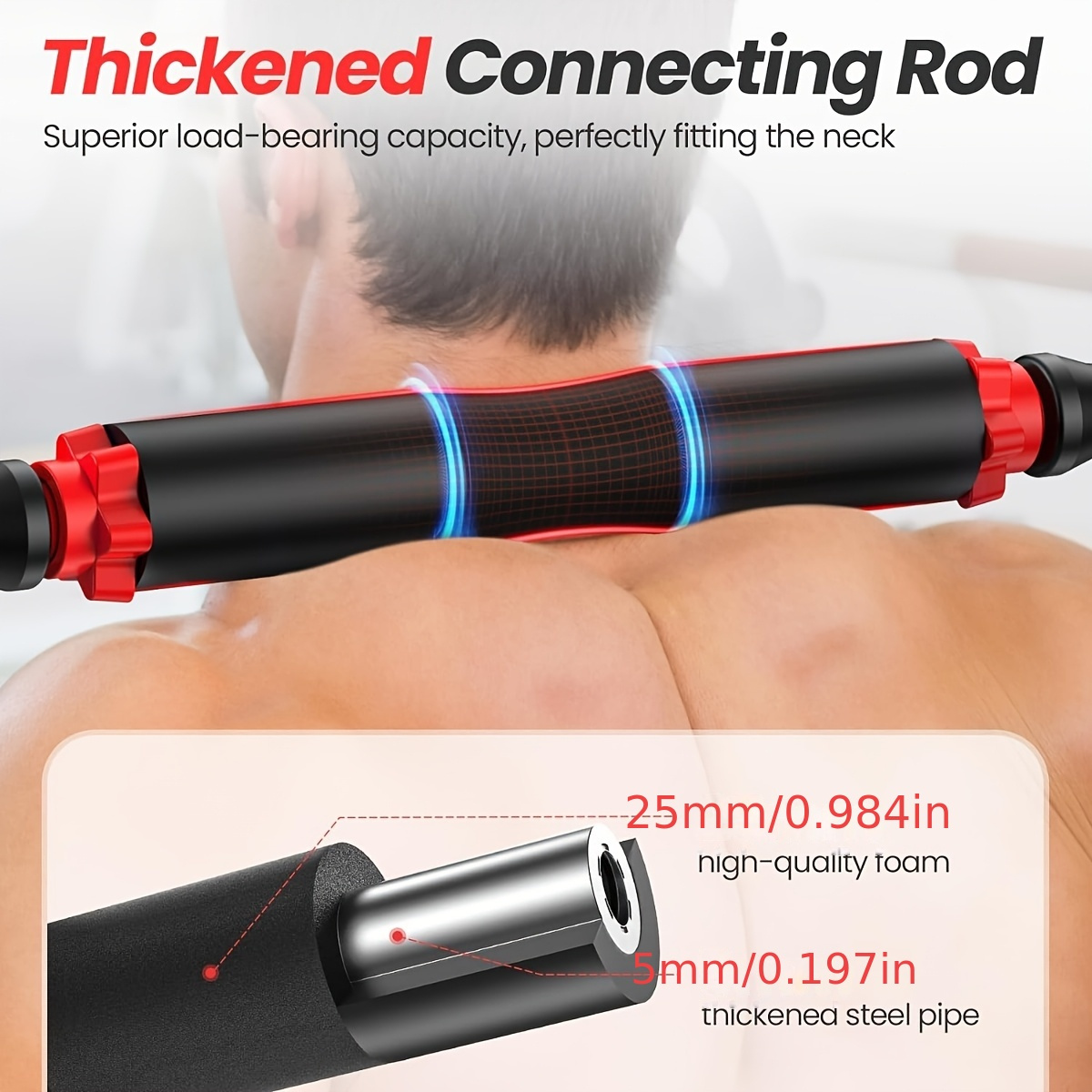 convertible dumbbell to barbell set 20 30     80lbs adjustable weights ergonomic grip for full body workout details 3