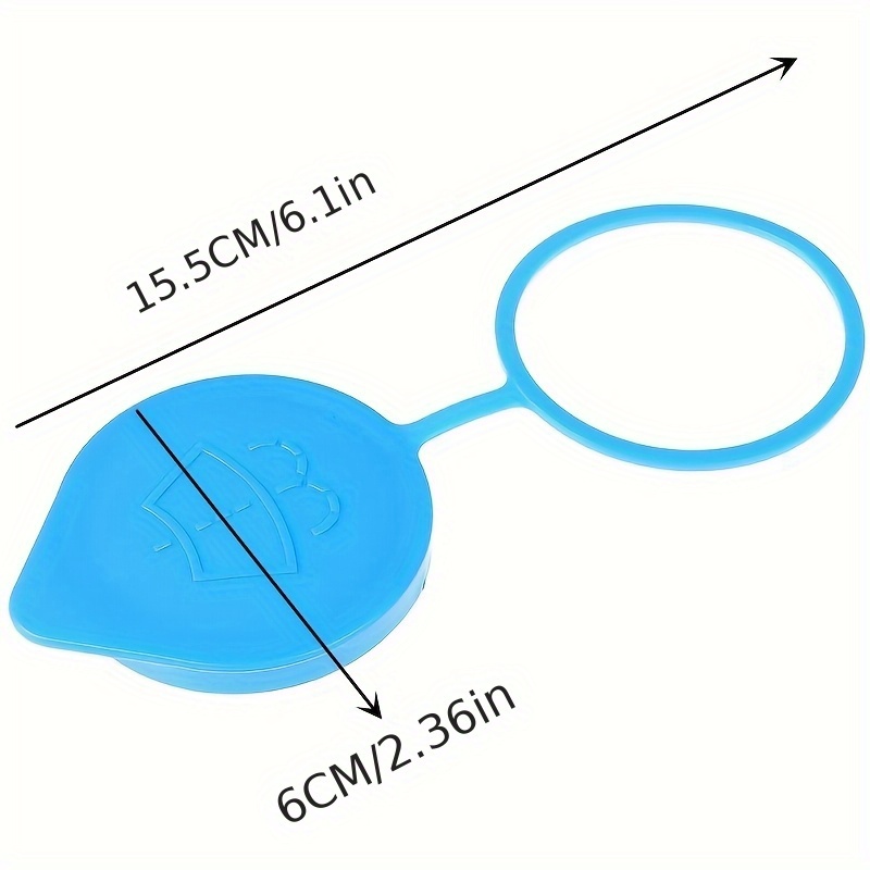 TEMU 1pc Xy Windshield Wiper Fluid Reservoir Bottle Cap, Suitable For Universal Use, Windshield Care, , Reliable Cover, Leakproof Seal, Replacement