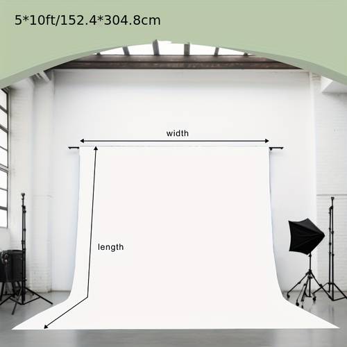 1pc feet feet white backdrop fabric high density polyester white backdrop fabric photo shoots video recordings and parties backdrop only