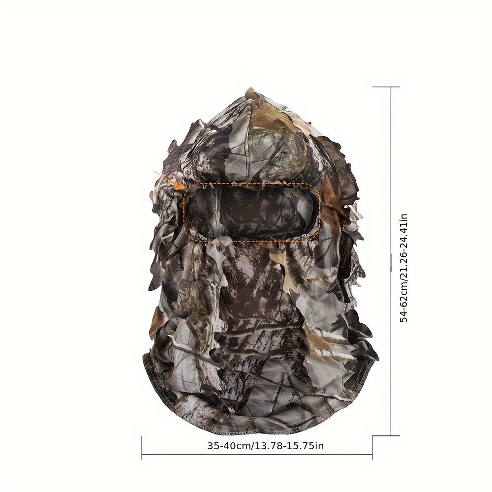 Ghillie Headwear Breathable Lightweight Unisex Adult Disguise Brown