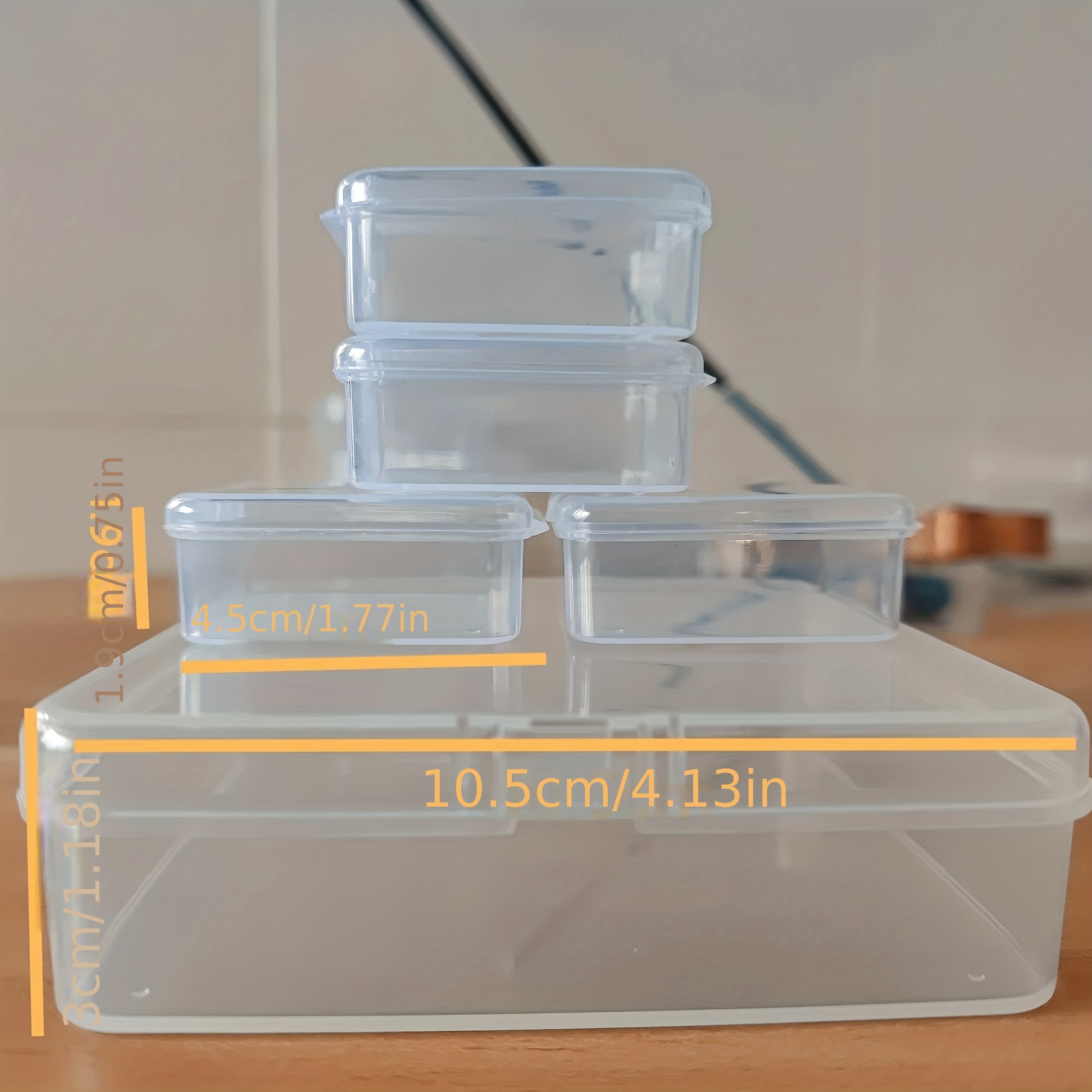 Mixed Size Rectangular Empty Mini Plastic Storage Containers - Temu