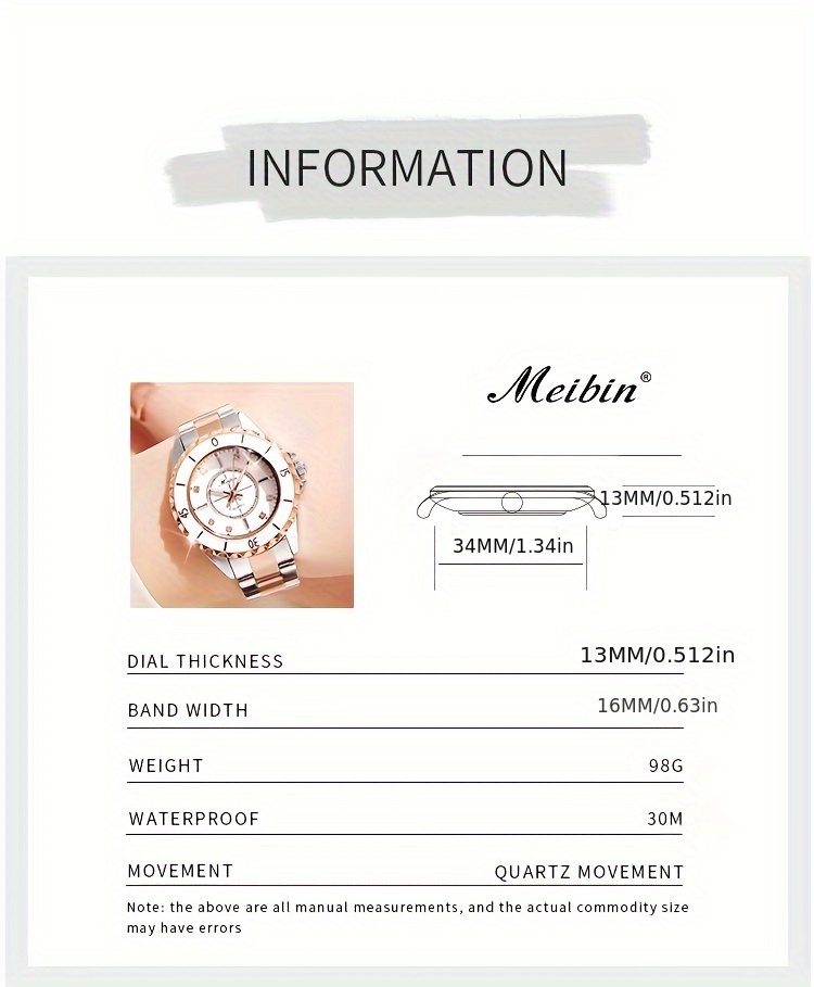 Meibin watch on sale