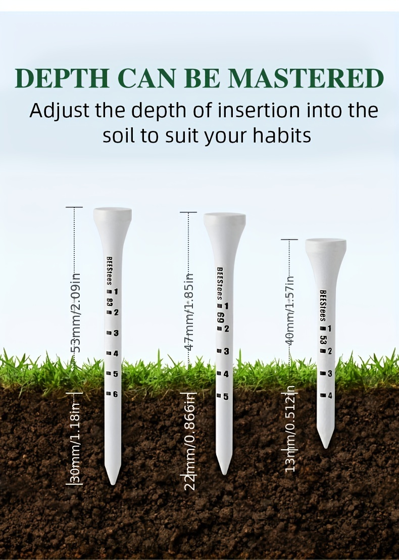 120/150pcs Durable Wooden Golf Tees - Ideal for Consistent Tee Height and Enhanced Accuracy on the Course