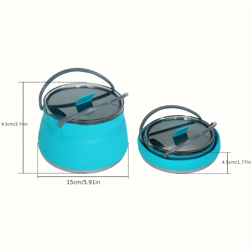 Hot-Sale Picnic Equipment Portable Camping Kettle Pure Titanium