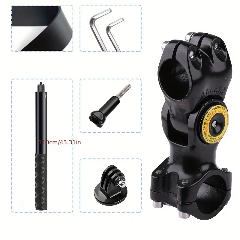 360 x3 x4 motorcycle bike mount hidden selfie stick Temu Belgium