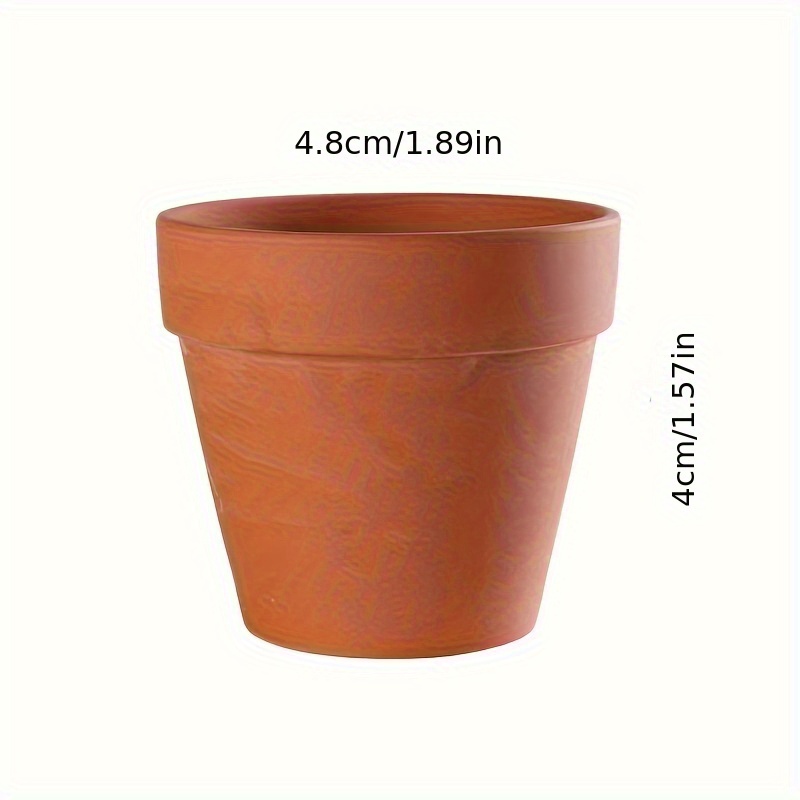 36pcs Terracotta Pots Small Mini Clay Pots With Drainage Holes Flower