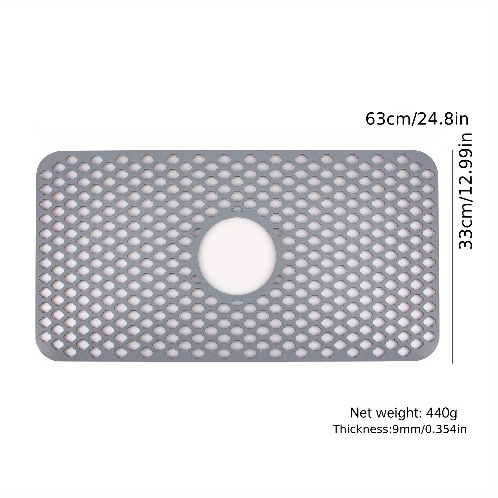 Silicone Sink Protector  Silicone Kitchen Sink Mat Grid Pad