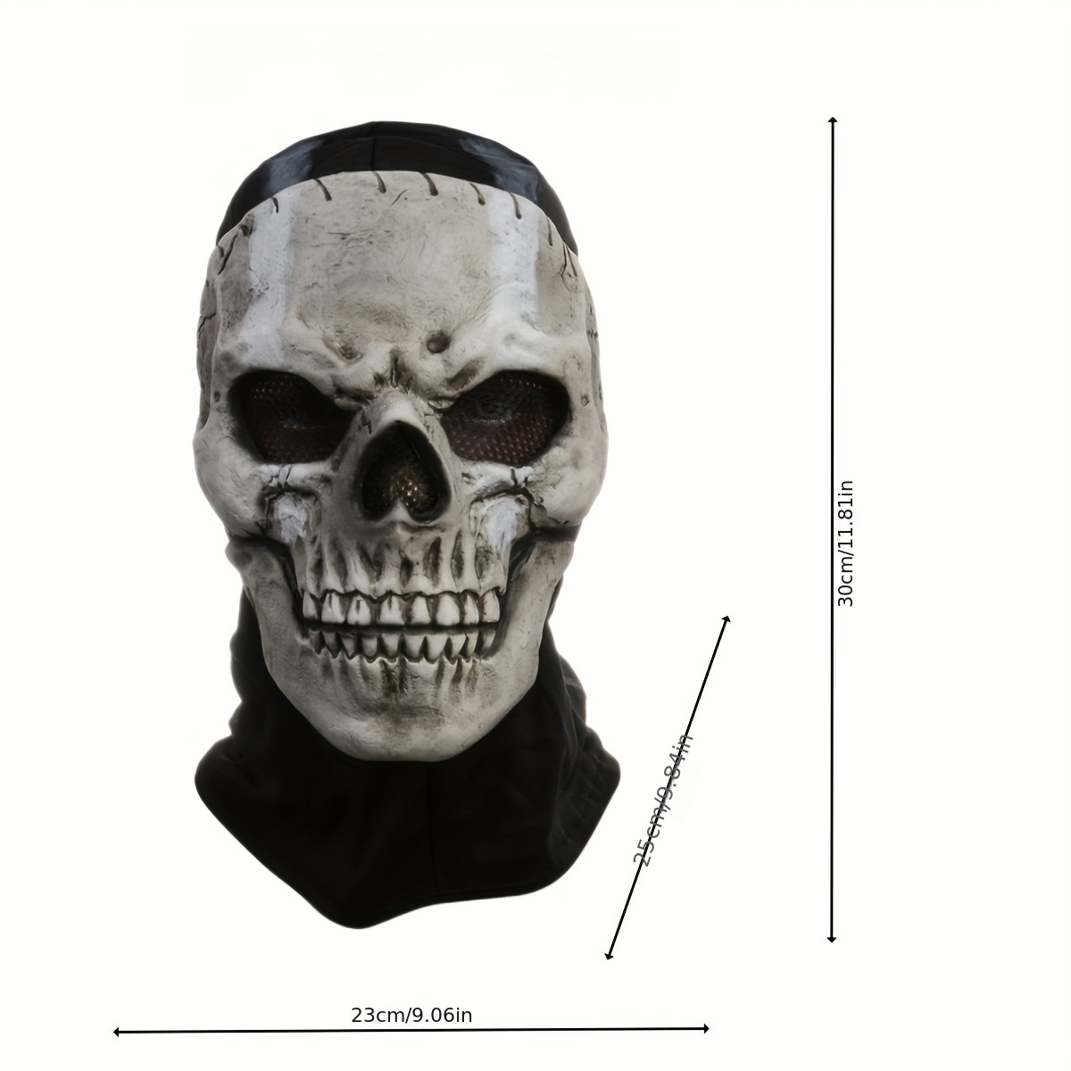 1pc Men's New Skull Ghost Face Mask