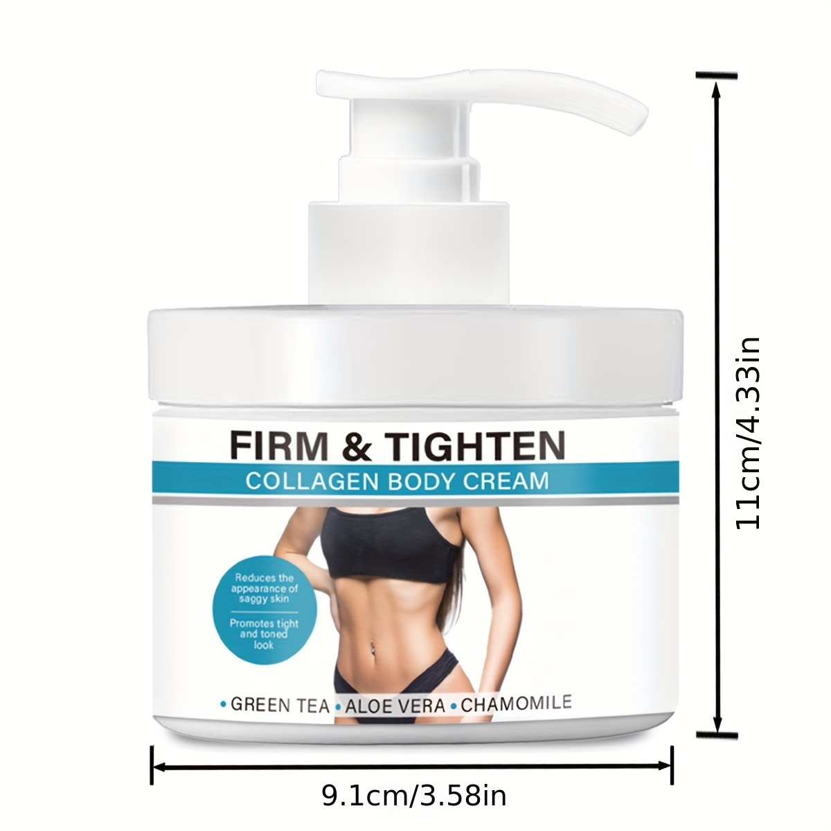 300g Collagen Body & Face Cream Moisturizing Skin Care Lotion, Skin  Tightening Puffiness Body Lotion Improves Elasticity, Plumps Sagging Skin,  Contain